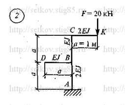 Схема варианта 2, Работа 10 (стр 86) из сборника Сеткова В.И.