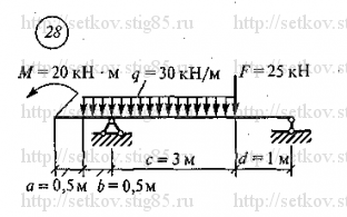 Схема варианта 28, РГР 6 (стр 148) из сборника Сеткова В.И.