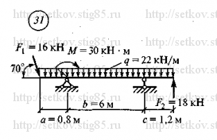 Схема варианта 31, РГР 2 (стр 114) из сборника Сеткова В.И.