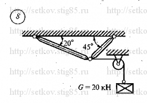Схема варианта 8, Работа 1 (стр 11) из сборника Сеткова В.И.