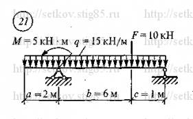 Схема варианта 21, РГР 6 (стр 148) из сборника Сеткова В.И.